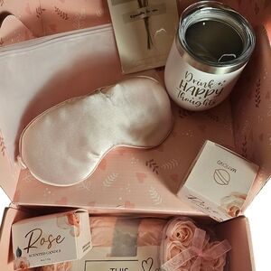 Pink Marble Bath Soak & Bubbles